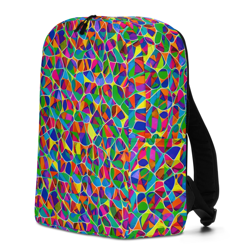 Chromatic Labyrinth on Minimalist Backpack — Left