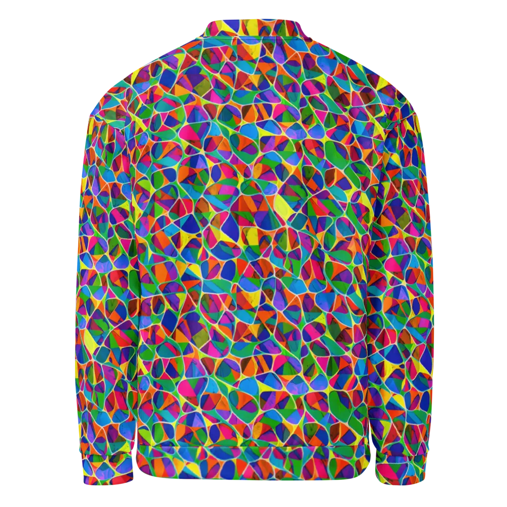 Chromatic Labyrinth on Bomber Jacket — Back