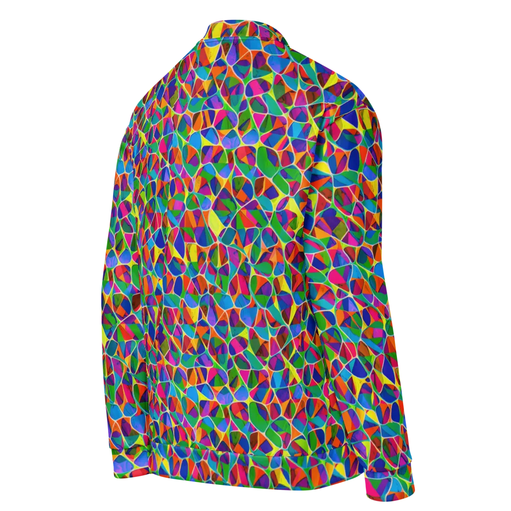 Chromatic Labyrinth on Bomber Jacket — Right Back