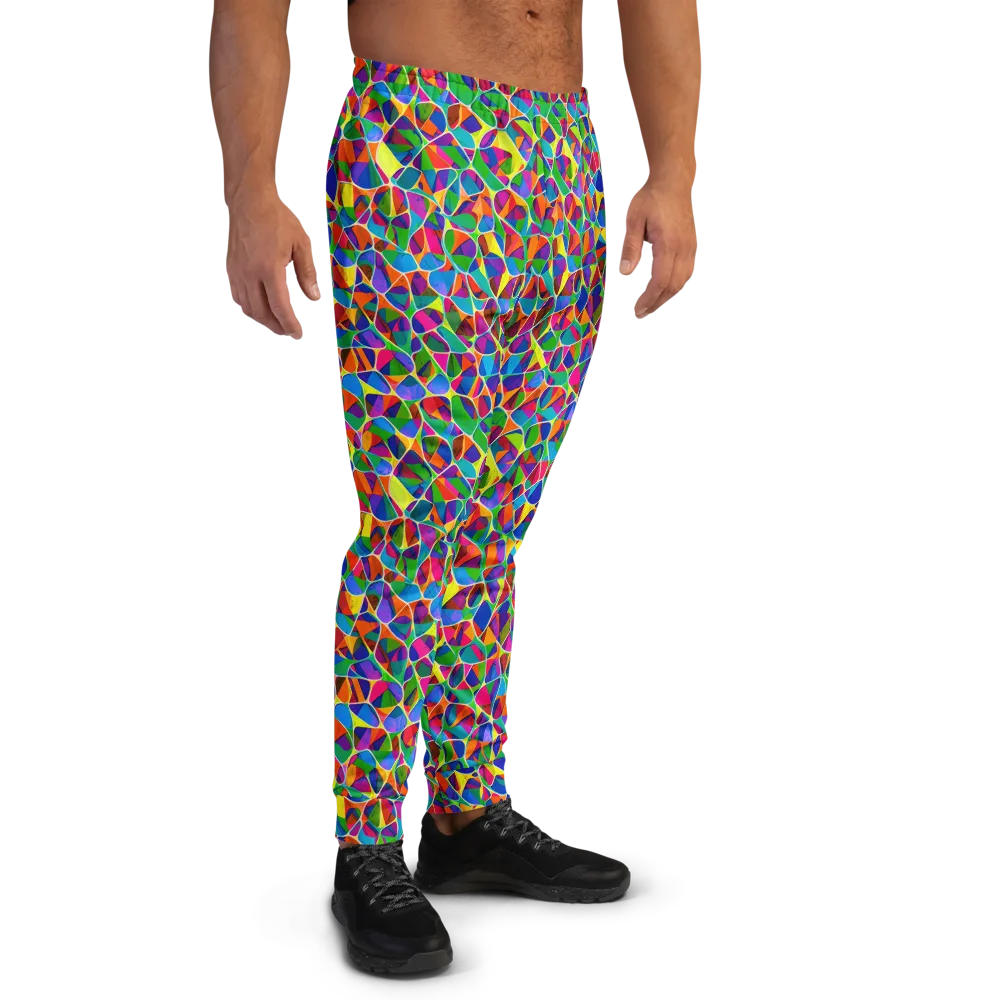 Chromatic Labyrinth on Men's Joggers — Right
