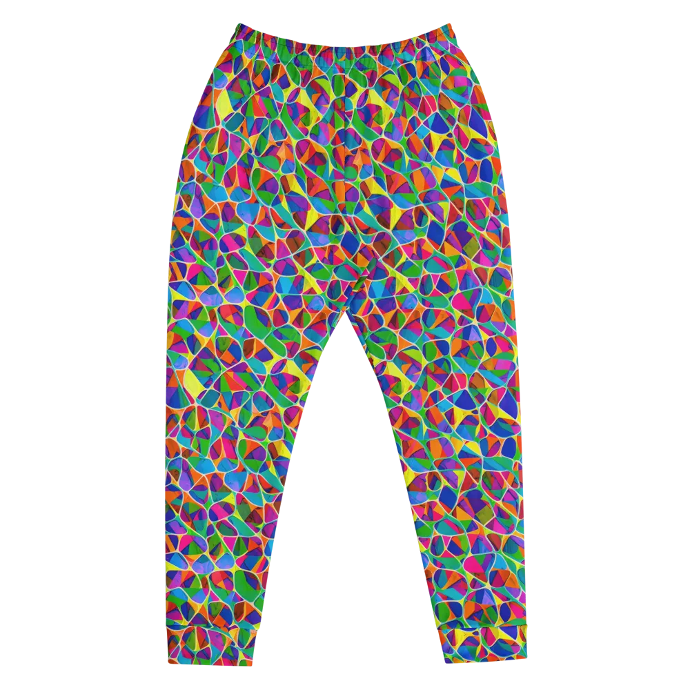 Chromatic Labyrinth on Men's Joggers — Front