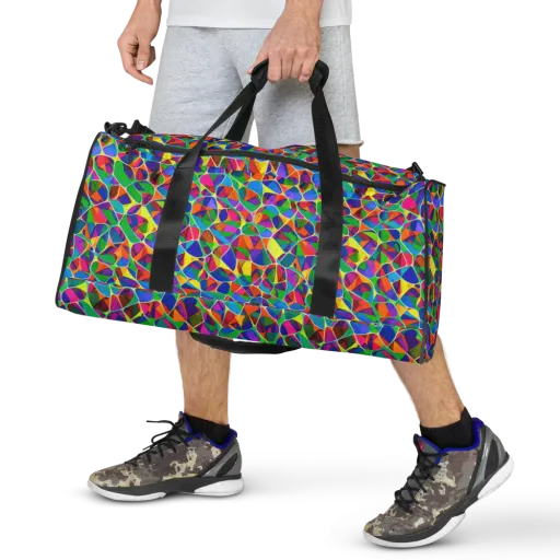 Chromatic Labyrinth on a Duffle Bag