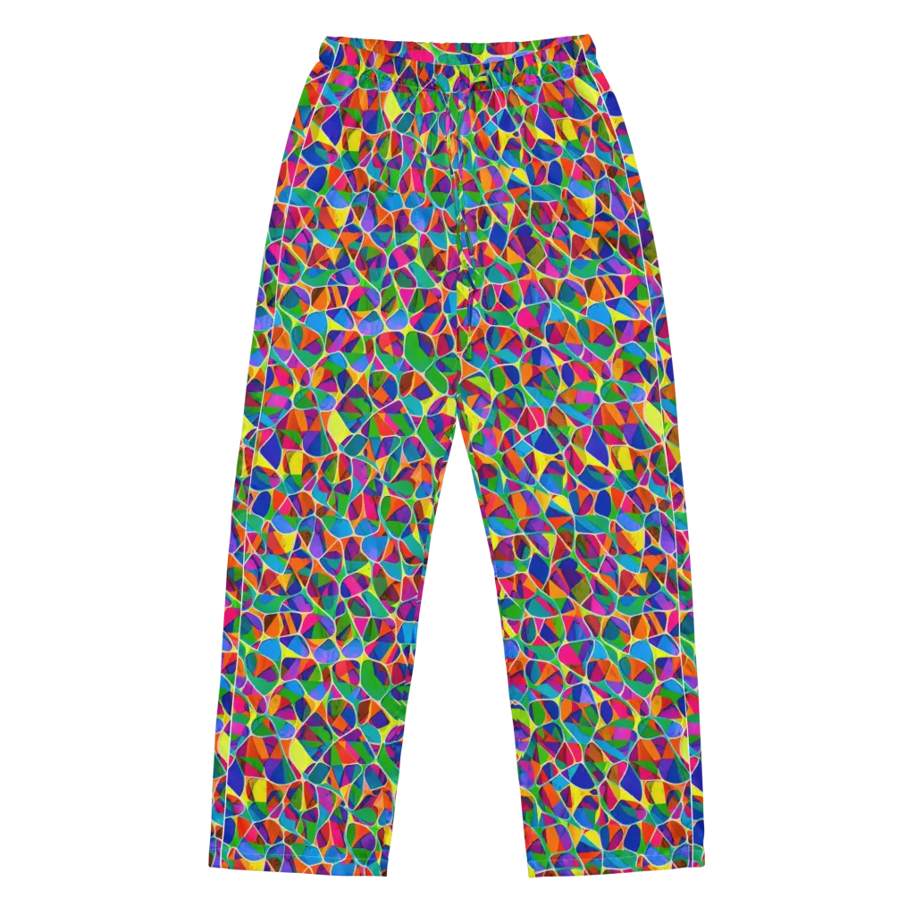 Chromatic Labyrinth on Women's Pajama Pants — Front