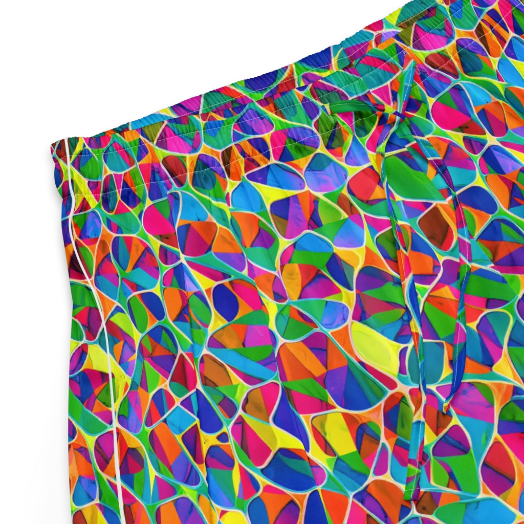 Chromatic Labyrinth on Women's Pajama Shorts — Product details