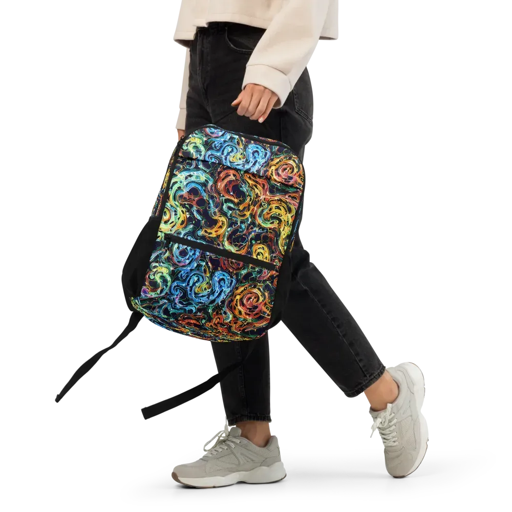Ember And Ice on Utility Backpack — Front