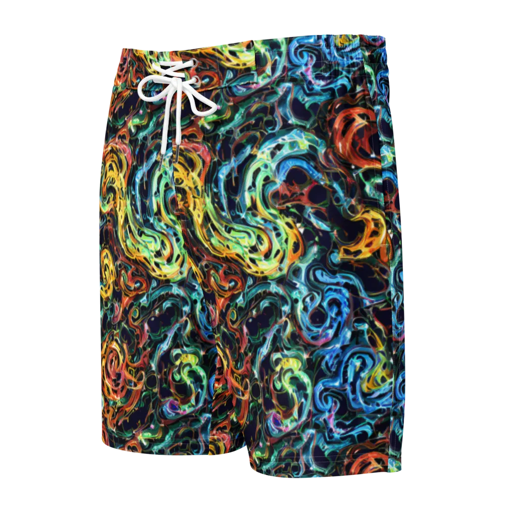 Ember And Ice on Men's Board Shorts — Front