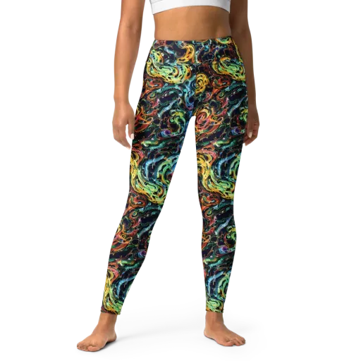 Ember And Ice on a Yoga Leggings