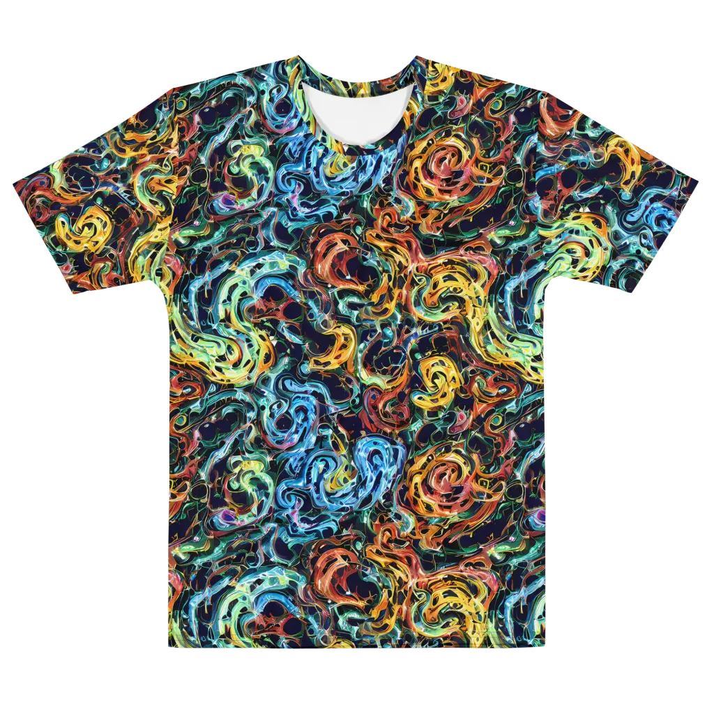 Ember And Ice on Men's Cotton Crew Neck T-Shirt — Front