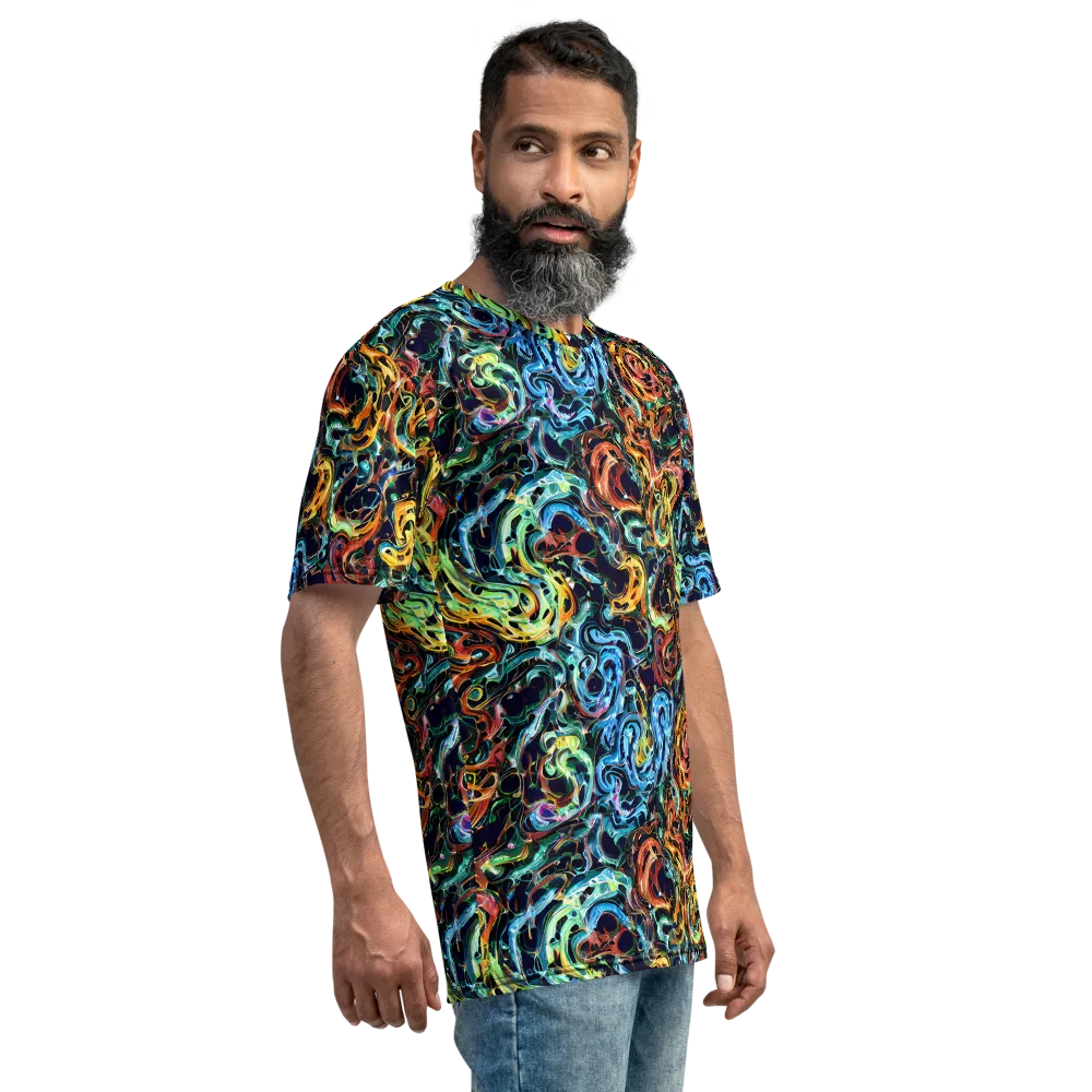 Ember And Ice on Men's Crew Neck T-Shirt — Right