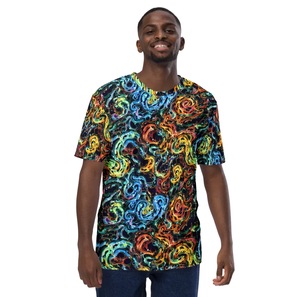 Ember And Ice on Men's Crew Neck T-Shirt — Front
