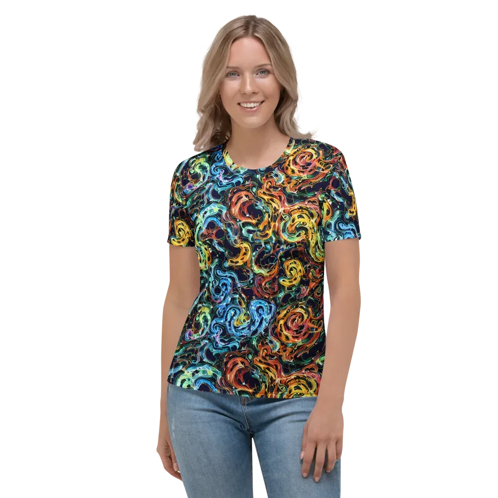 Ember And Ice on Women's Crew Neck T-Shirt — Front