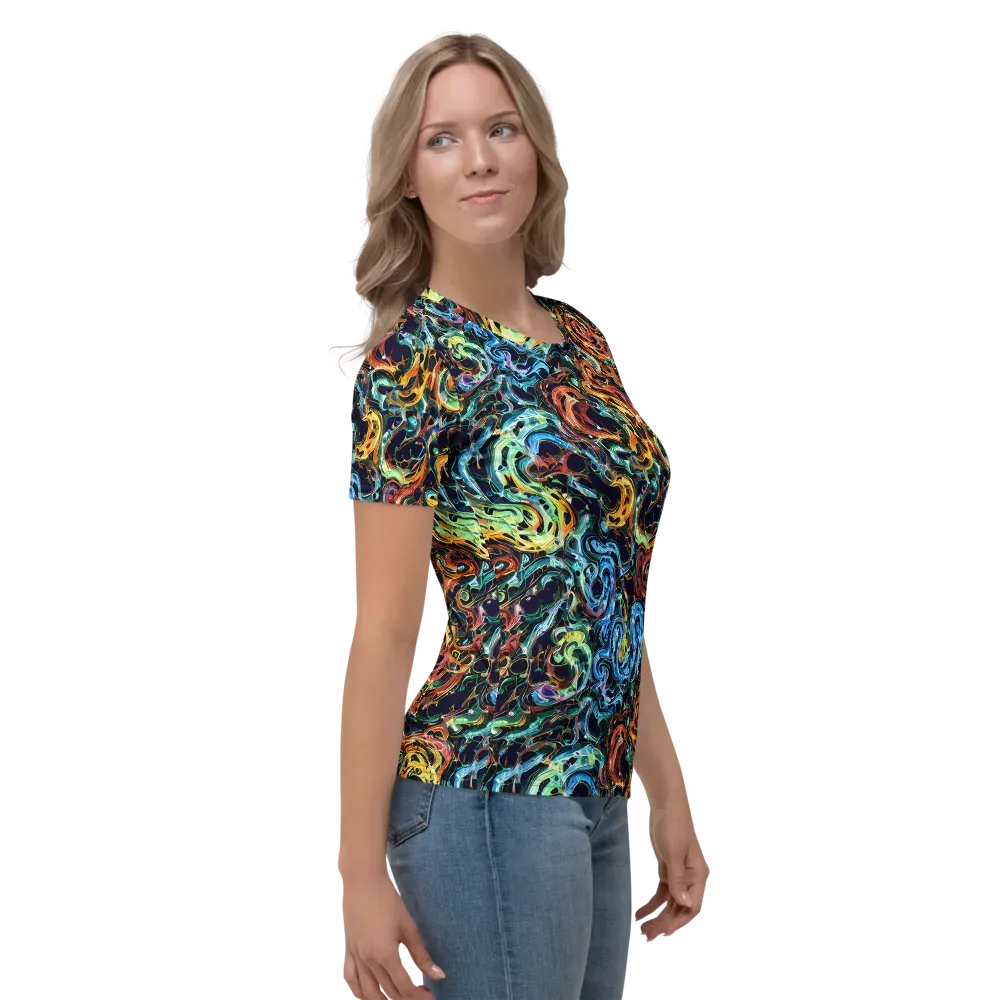 Ember And Ice on Women's Crew Neck T-Shirt — Right