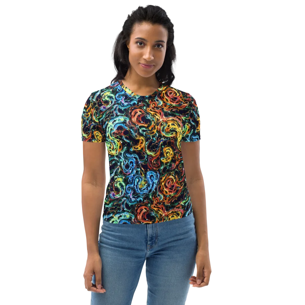 Ember And Ice on Women's Crew Neck T-Shirt — Front