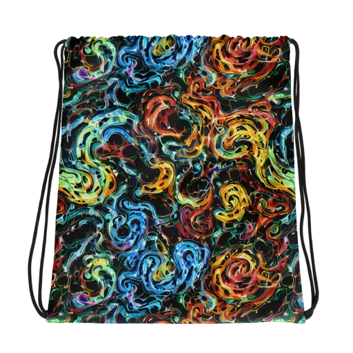 Ember And Ice on a Drawstring Bag