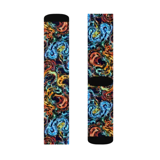 Ember And Ice on a Socks