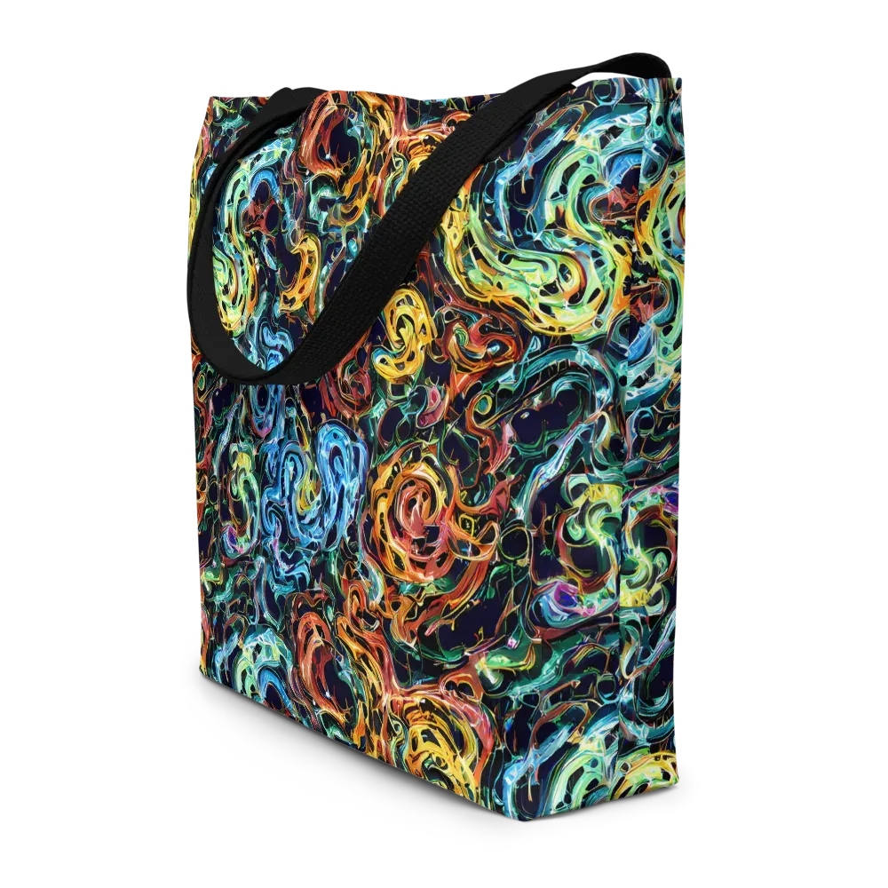 Ember And Ice on Large Tote Bag W/ Pocket — Front