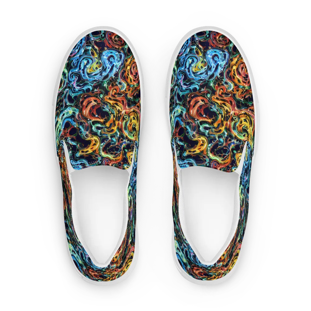 Ember And Ice on Women's Slip-On Canvas Shoes — Front