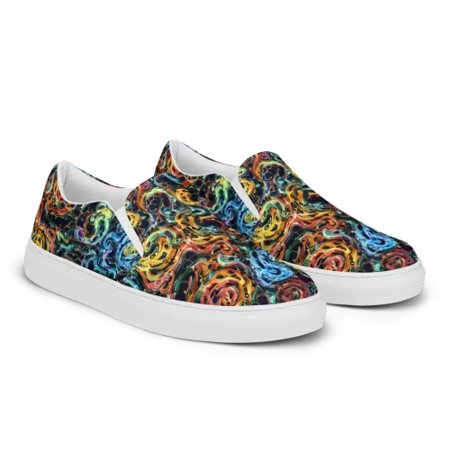 Ember And Ice on a Women's Slip-On Canvas Shoes