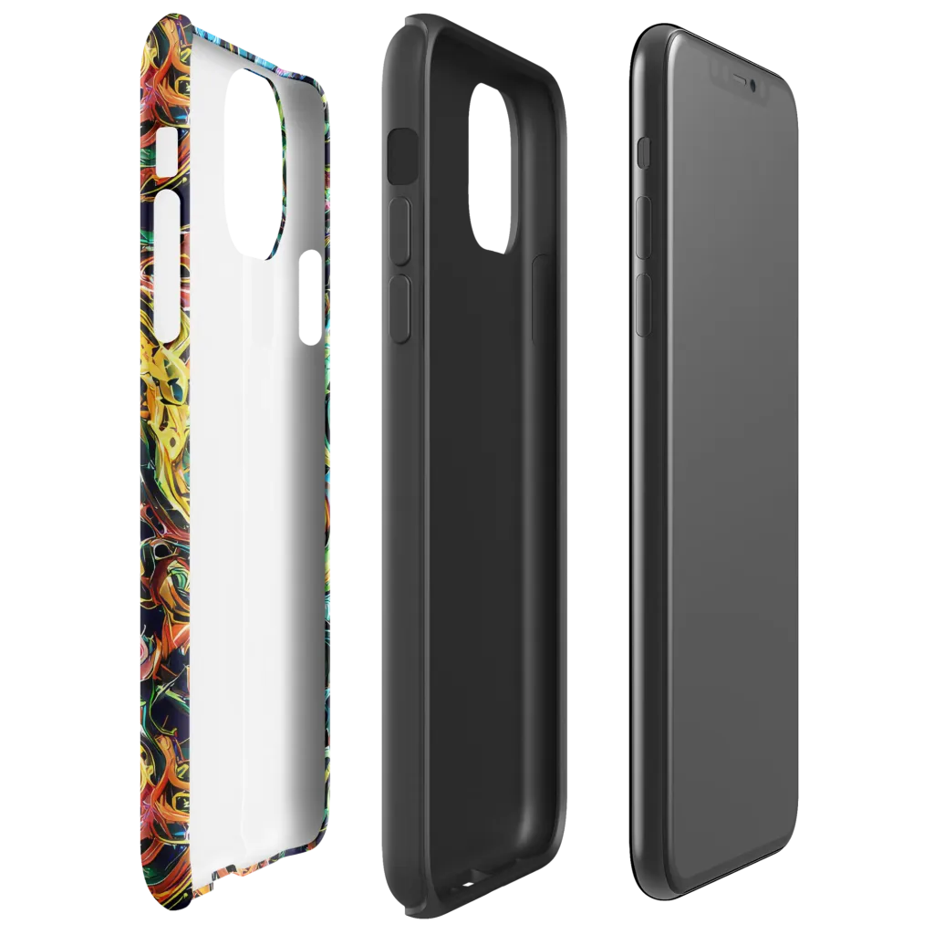 Ember And Ice on Tough Case for iPhone® — Right
