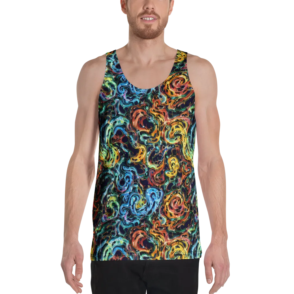 Ember And Ice on Men's Tank Top — Front