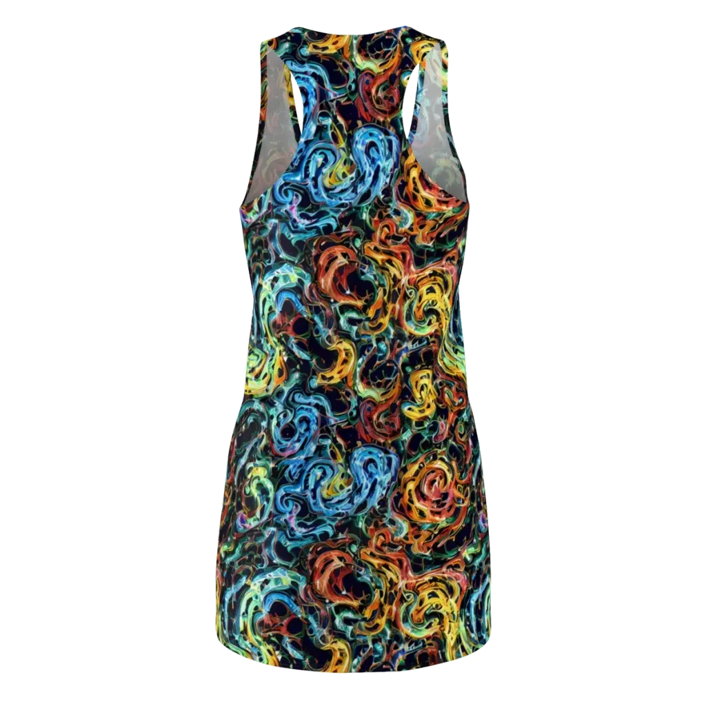 Ember And Ice on Racerback Dress — Back