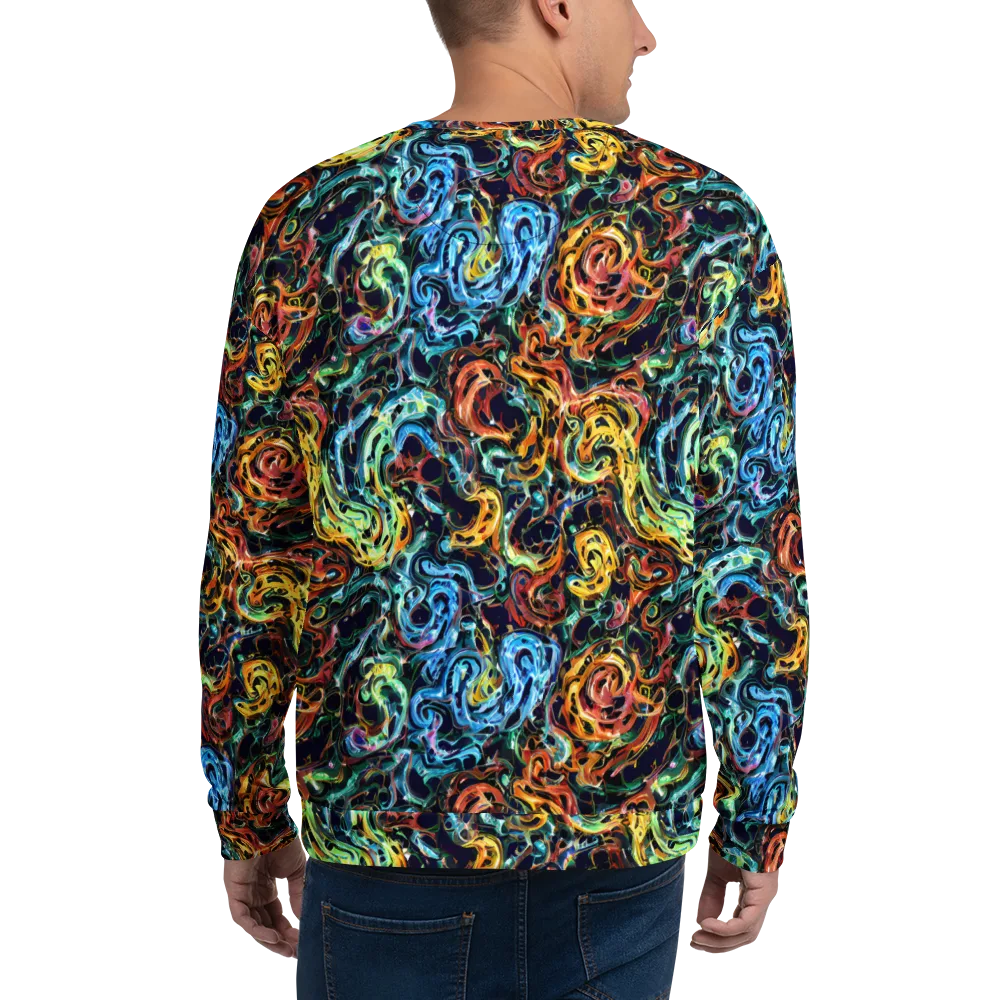 Ember And Ice on Sweatshirt — Back