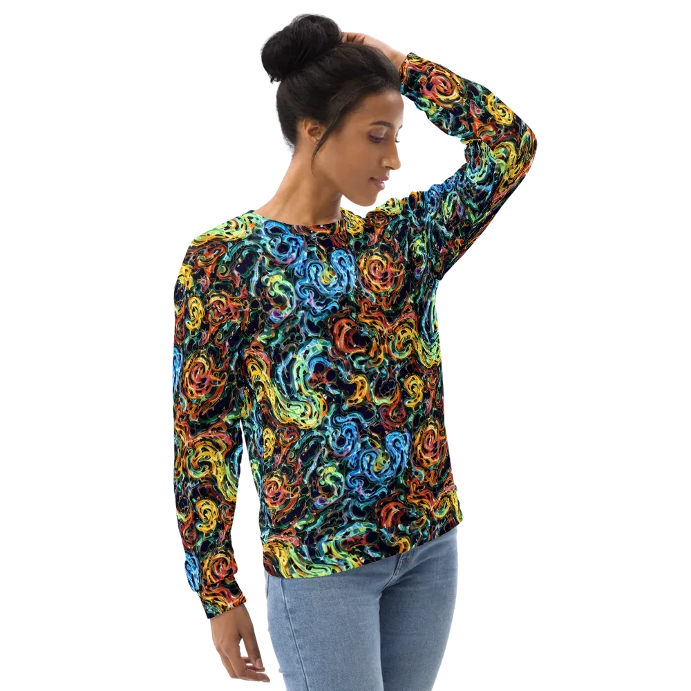 Ember And Ice on Sweatshirt — Right Front