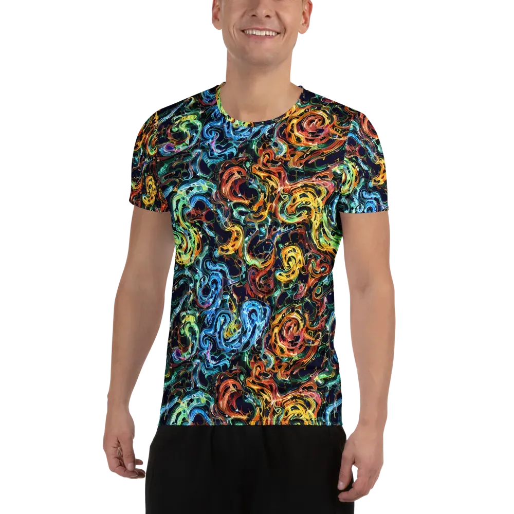 Ember And Ice on Men's Athletic T-Shirt — Front