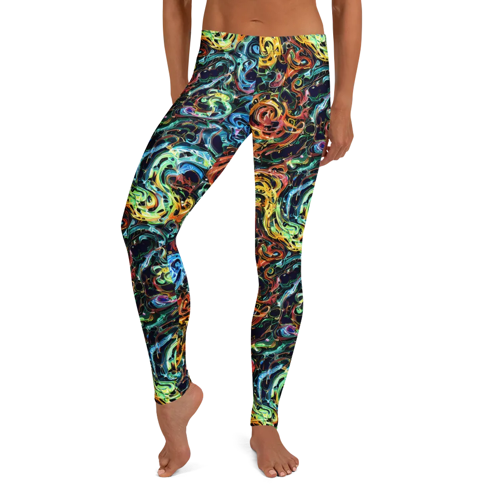 Ember And Ice on Leggings — Front