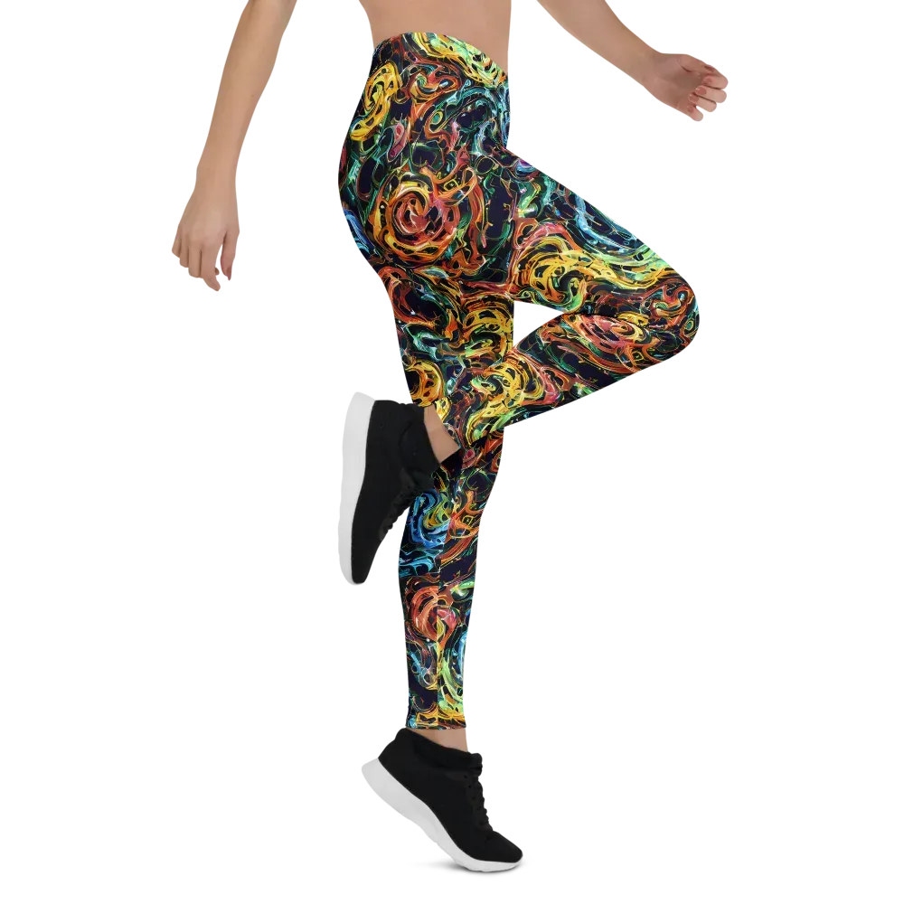 Ember And Ice on Leggings — Right