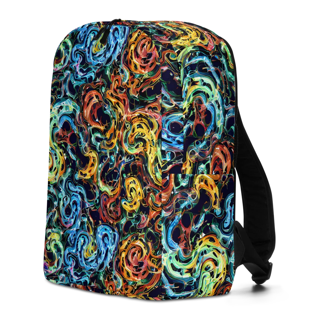 Ember And Ice on Minimalist Backpack — Left