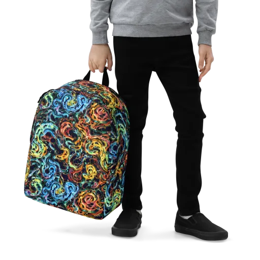 Ember And Ice on a Minimalist Backpack