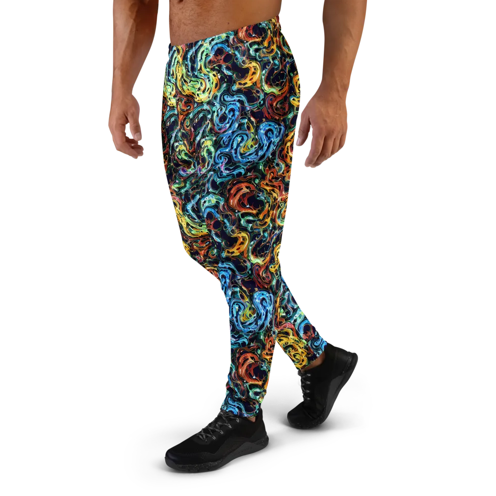 Ember And Ice on Men's Joggers — Left