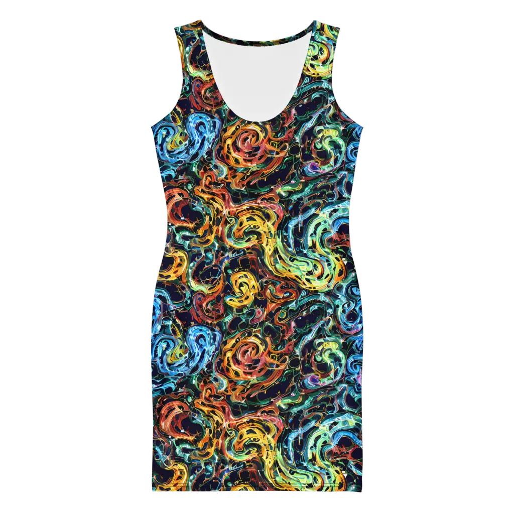 Ember And Ice on Bodycon Dress — Front