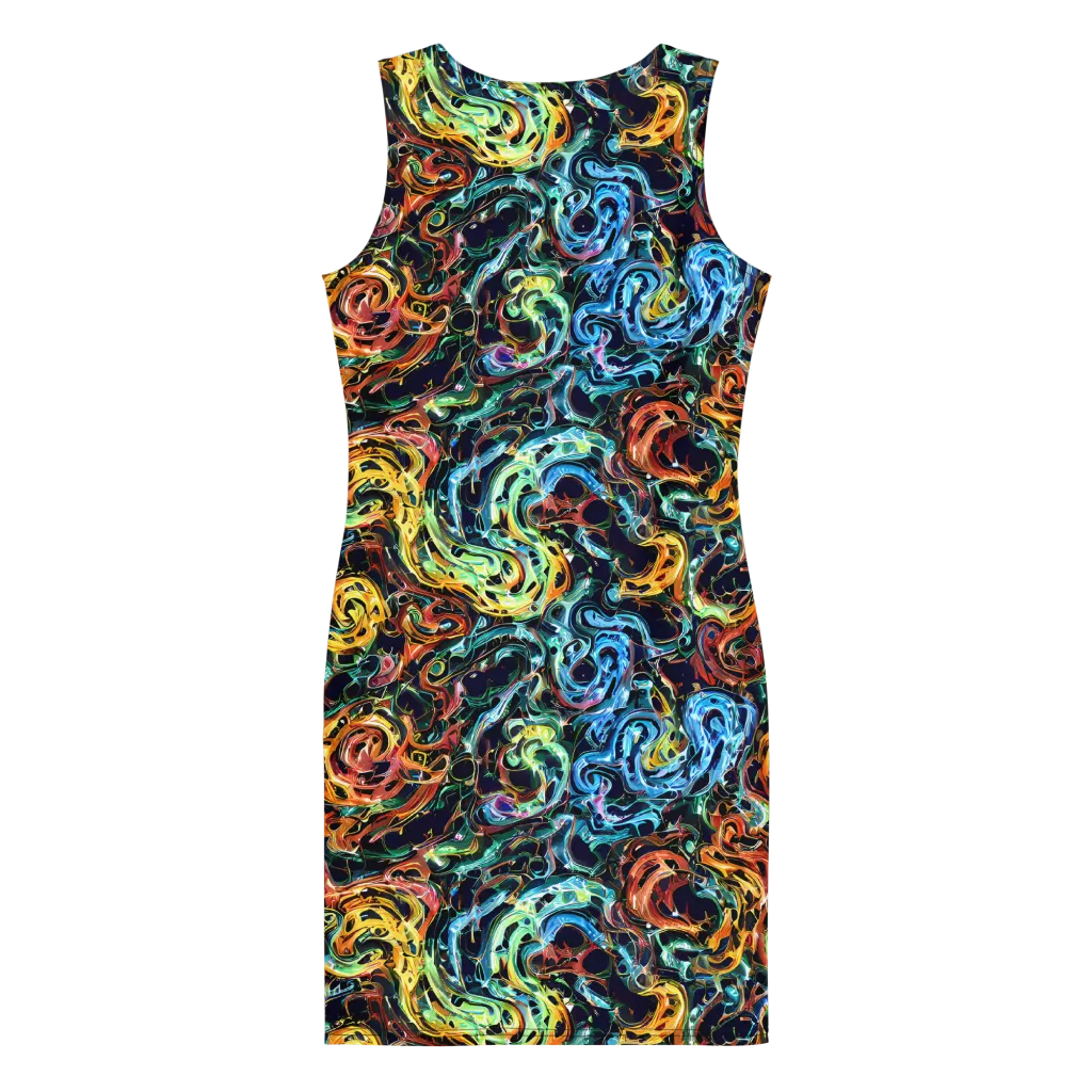 Ember And Ice on Bodycon Dress — Back