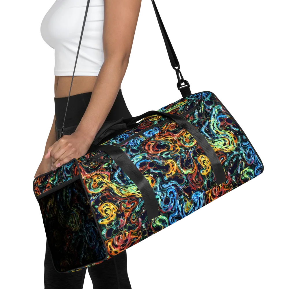 Ember And Ice on Duffle Bag — Front