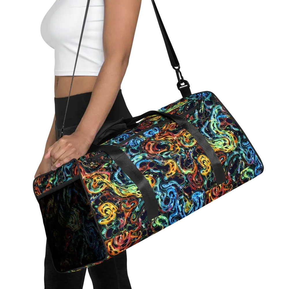 Ember And Ice on Duffle Bag — Front