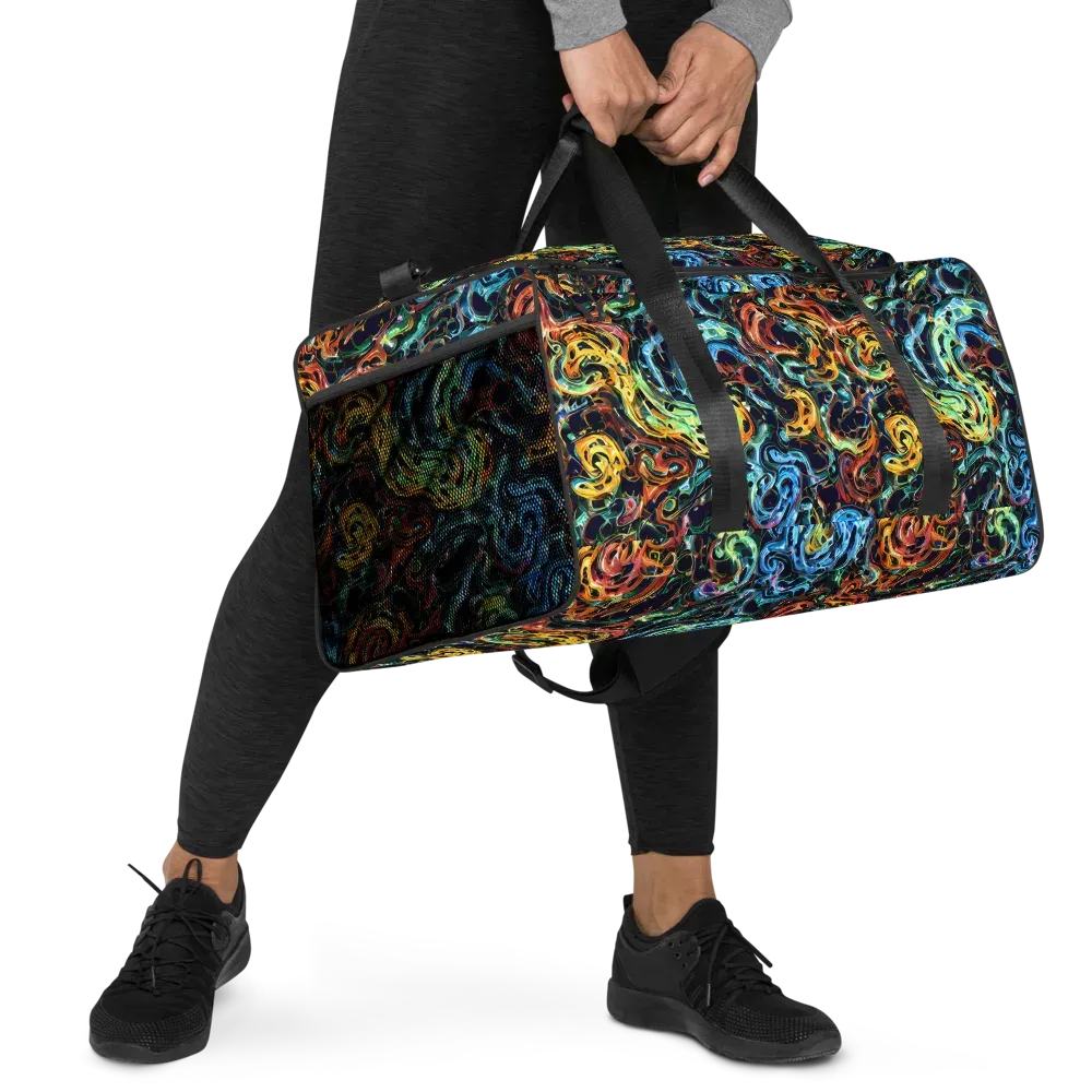 Ember And Ice on Duffle Bag — Right Front