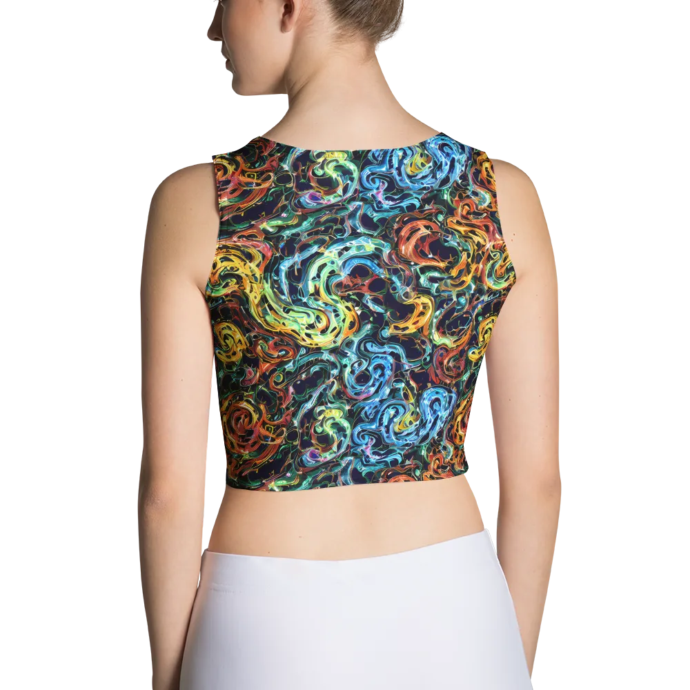 Ember And Ice on Crop Top — Back