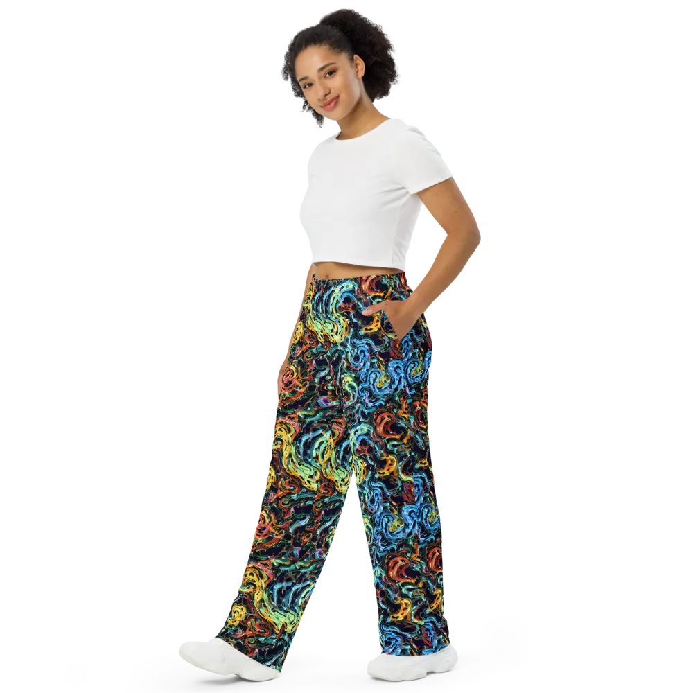 Ember And Ice on Wide-Leg Pants — Left Front