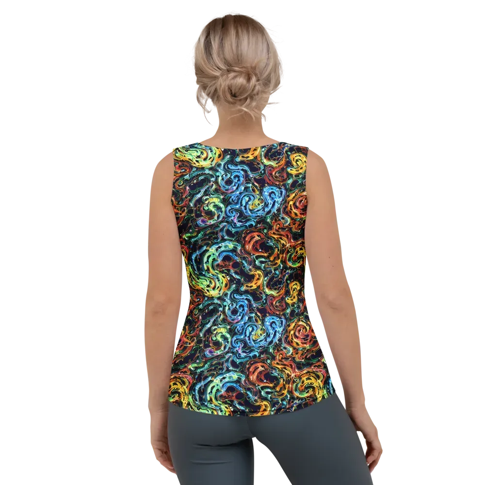 Ember And Ice on Women's Tank Top — Back