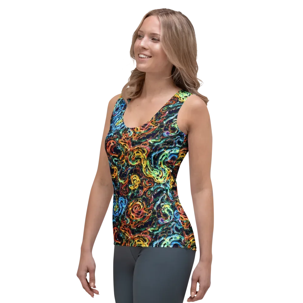 Ember And Ice on Women's Tank Top — Left Front
