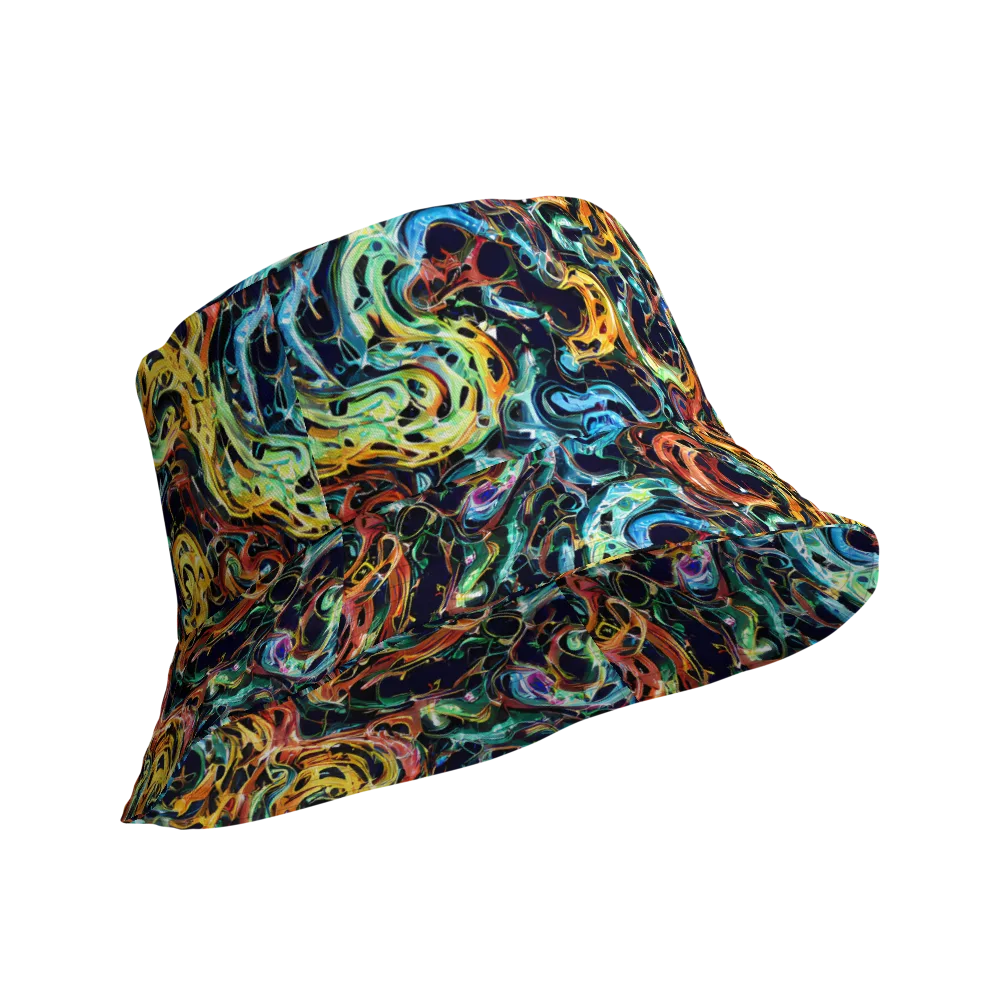 Ember And Ice on Reversible Bucket Hat — Product details Outside