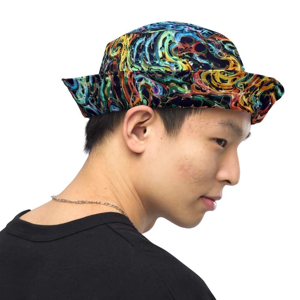 Ember And Ice on Reversible Bucket Hat — Right Outside