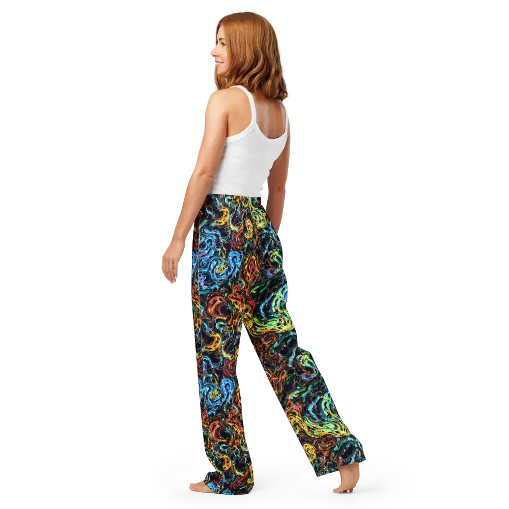Ember And Ice on Women's Pajama Pants — Back