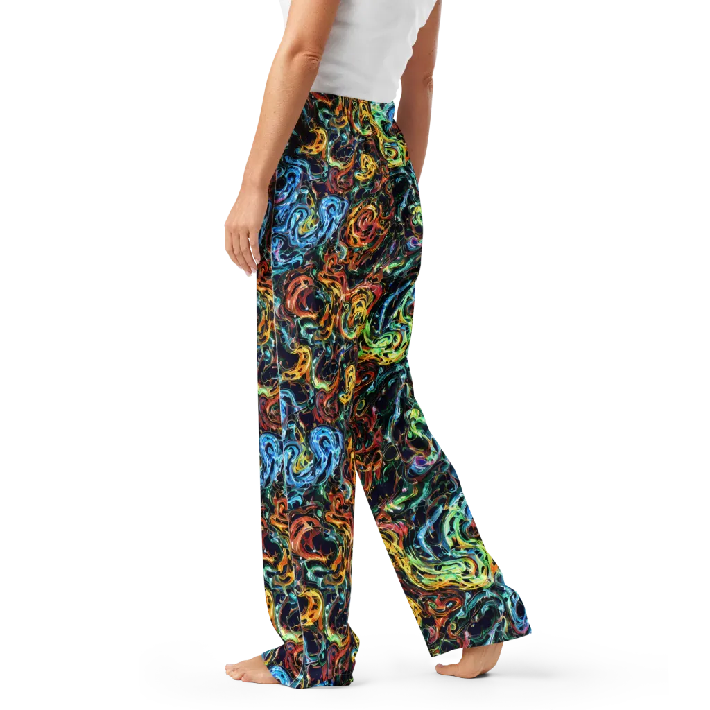 Ember And Ice on Women's Pajama Pants — Left