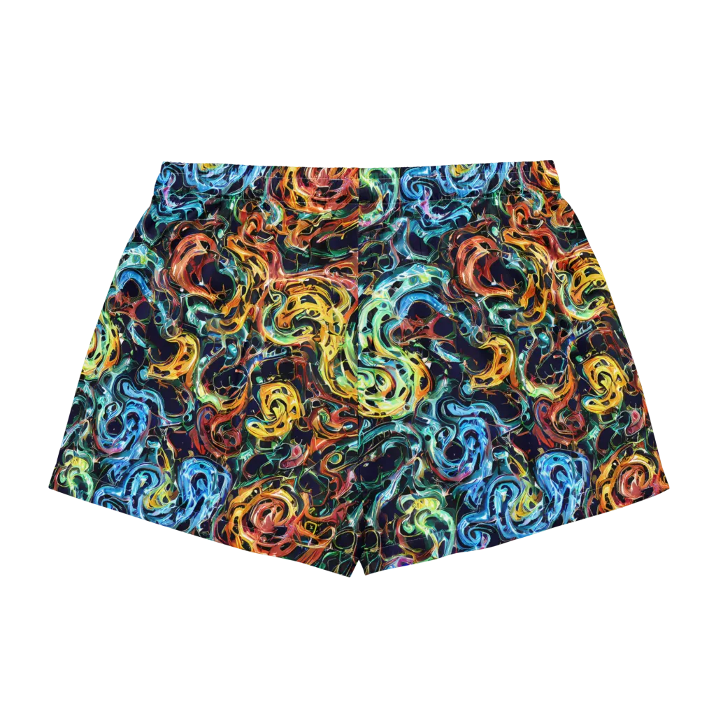 Ember And Ice on Women's Pajama Shorts — Back