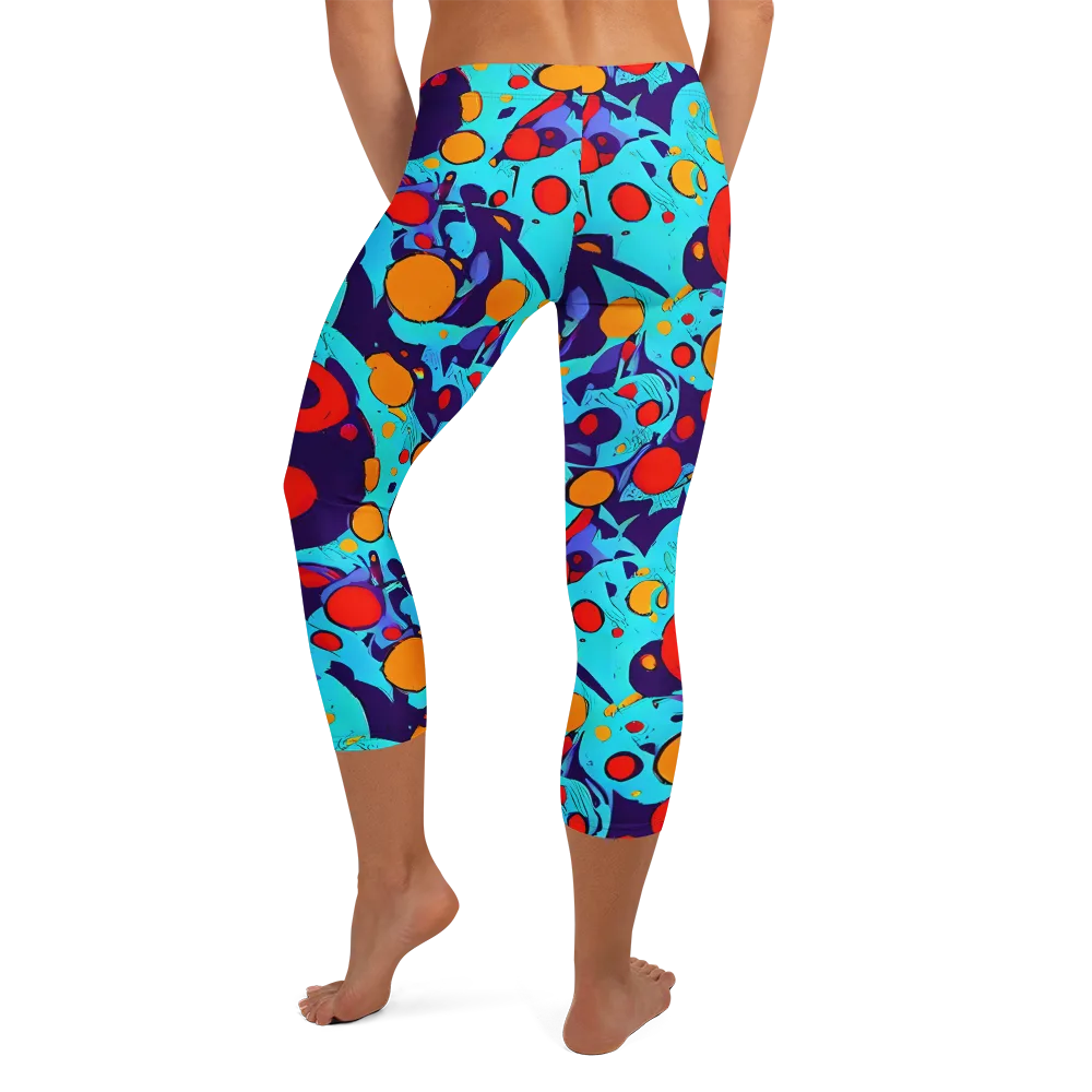 Cosmic Marrow on Capri Leggings — Back