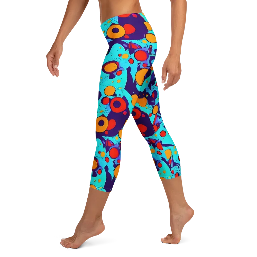 Cosmic Marrow on Capri Leggings — Left