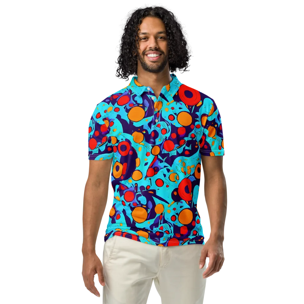 Cosmic Marrow on Men's Slim Fit Polo Shirt — Front